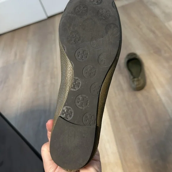 Tory Burch Reva green flats women’s size 8 - Picture 5 of 8